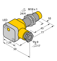 Czujnik indukcyjny NI12U-EG18SK-AN6X - Turck