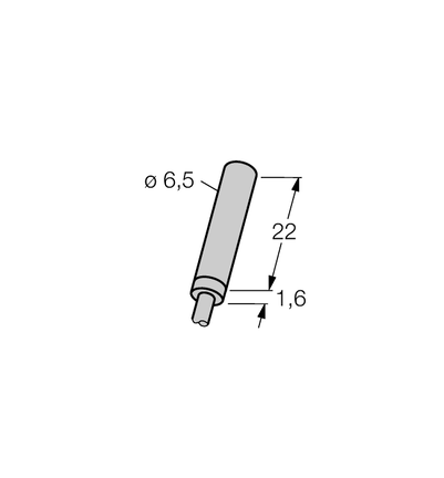 Czujnik indukcyjny BI1.5-EH6.5K-Y1 - Turck