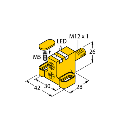 Czujnik indukcyjny NI4-DSC26-2AP6X2-H1141 - Turck