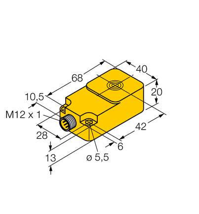 Czujnik indukcyjny BI15-Q20-LIU-H1141 - Turck
