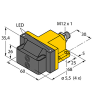 Czujnik indukcyjny NI4-DSU26-2Y1X2-H1140 - Turck