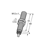 Czujnik indukcyjny BI4-M12-LIU - Turck