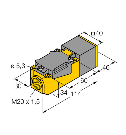 Czujnik indukcyjny NI25-CP40-LIU - Turck