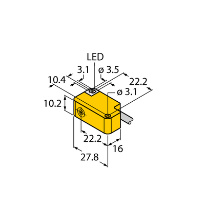 Czujnik indukcyjny BI2-Q10S-AP6X - Turck