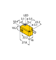 Czujnik indukcyjny BI2-Q10S-AN6X - Turck
