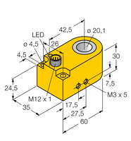 Czujnik indukcyjny BI20R-W30S-AP6X-H1141 - Turck