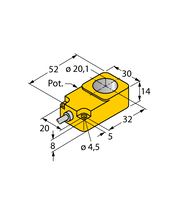 Czujnik indukcyjny BI20R-Q14-LU - Turck