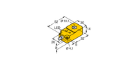 Czujnik indukcyjny BI10R-Q14-AP6X2 - Turck