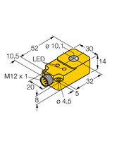 Czujnik indukcyjny BI10R-Q14-AP6X2-H1141 - Turck
