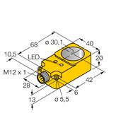 Czujnik indukcyjny BI30R-Q20-AP6X2-H1141 - Turck