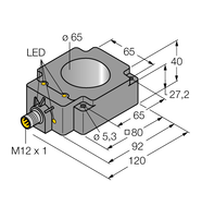 Czujnik indukcyjny BI65R-Q80-AP6X2-H1141 - Turck