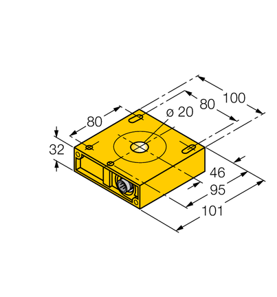Czujnik indukcyjny NI20R- - Turck