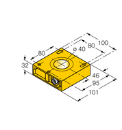 Czujnik indukcyjny NI40R- - Turck