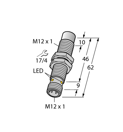 Czujnik indukcyjny NI8U-MT12E-VP4X-H1141 - Turck