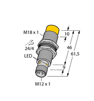Czujnik indukcyjny NI12U-M18M-VN4X-H1141 - Turck
