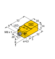Czujnik indukcyjny BI10-Q14-AP68X2LD-V1131 - Turck