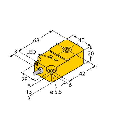 Czujnik indukcyjny BI20-Q20-AP45X2LD - Turck
