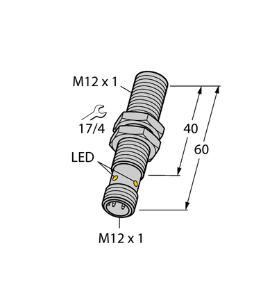 Czujnik indukcyjny BI2.5FE-EM12FE-AP6X-H1141 - Turck