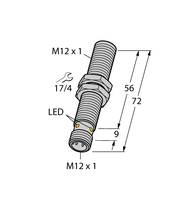 Czujnik indukcyjny BI3U-M12EE-AP6X-H1141 - Turck
