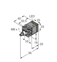 Czujnik indukcyjny BI10U-CA25-AP6X2-V1131 - Turck
