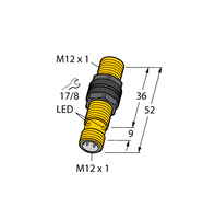 Czujnik indukcyjny NI8U-S12-AP6X-H1141 - Turck