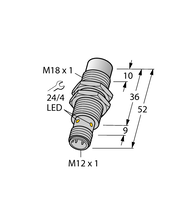 Czujnik indukcyjny NI15U-EM18WD-AP6X-H1141 - Turck