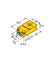 Czujnik indukcyjny BI10-Q14-LIU - Turck