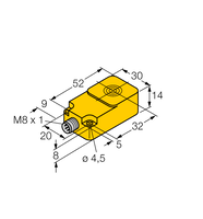 Czujnik indukcyjny BI10-Q14-LIU-V1141 - Turck