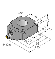 Czujnik indukcyjny BI50R-Q80-2LU-H1141/S950 - Turck
