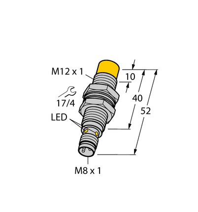 Czujnik indukcyjny NI10U-M12-AP6X-V1131 - Turck