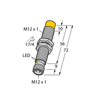 Czujnik indukcyjny NI8U-M12EE-AP6X-H1141 - Turck