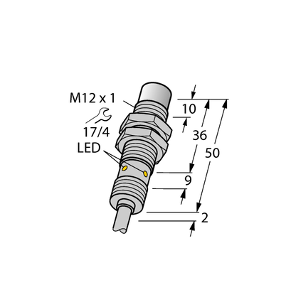 Czujnik indukcyjny NI10U-EM12WD-AP6X - Turck