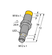 Czujnik indukcyjny NI12U-M18E-AP6X-H1141 - Turck