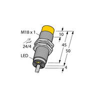 Czujnik indukcyjny NI12U-EM18-AP6X - Turck