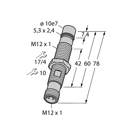 Czujnik indukcyjny BID1.5-G120-AP6-H1141 - Turck