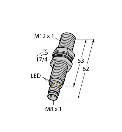 Czujnik indukcyjny BI4-G12-AP6X-V1131 - Turck