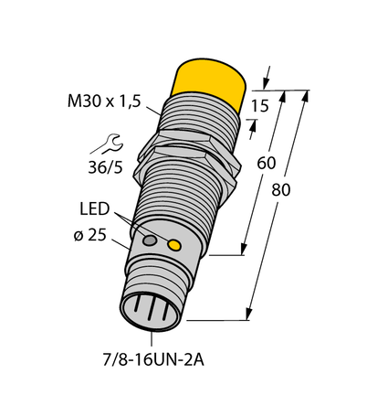 Czujnik indukcyjny NI20U-G30-ADZ30X2-B1131 - Turck