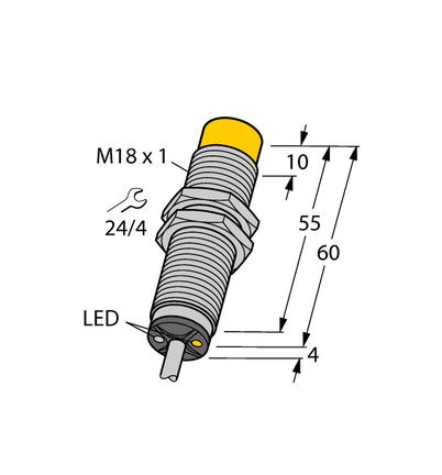 Czujnik indukcyjny NI12U-M18-ADZ30X2 - Turck