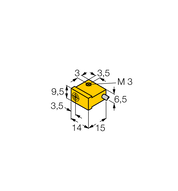 Czujnik indukcyjny NI2-Q9.5-AP6/S34 - Turck