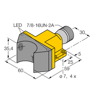 Czujnik indukcyjny NI4-DSU35-2ADZ30X2-B1151 - Turck