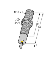 Czujnik indukcyjny BI5-M18-AZ3X/S120 - Turck