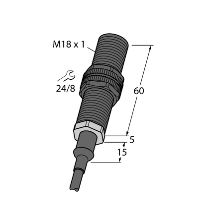 Czujnik indukcyjny BI5-P18-AP6/S139-S1261 - Turck