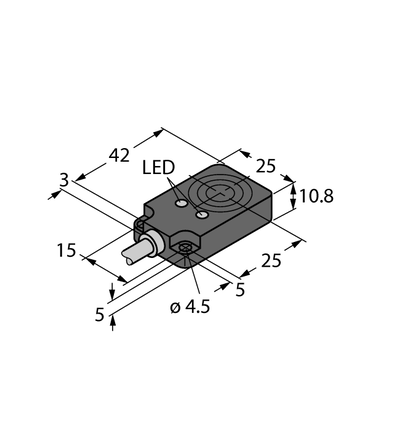 Czujnik indukcyjny BI8U-Q10-AP6X2 - Turck