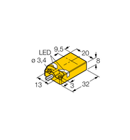 Czujnik indukcyjny NI10U-QP08-AP6X2 - Turck