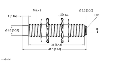 Czujnik indukcyjny NI3-EG08-AP6X - Turck
