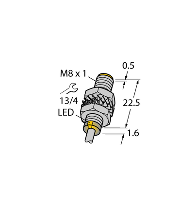 Czujnik indukcyjny BI2-M08K-AP6X - Turck