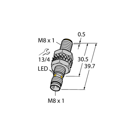 Czujnik indukcyjny BI2-M08-VP6X-V1141 - Turck