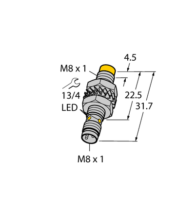 Czujnik indukcyjny NI3-M08K-AP6X-V1131 - Turck