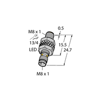 Czujnik indukcyjny BI3-M08KK-AP6X-V1131 - Turck