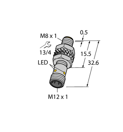 Czujnik indukcyjny BI3-M08KK-AP6X-H1341 - Turck